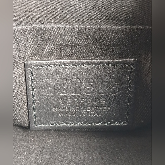 VERSUS Versace  Leather Clutch/ Crossbody Bag